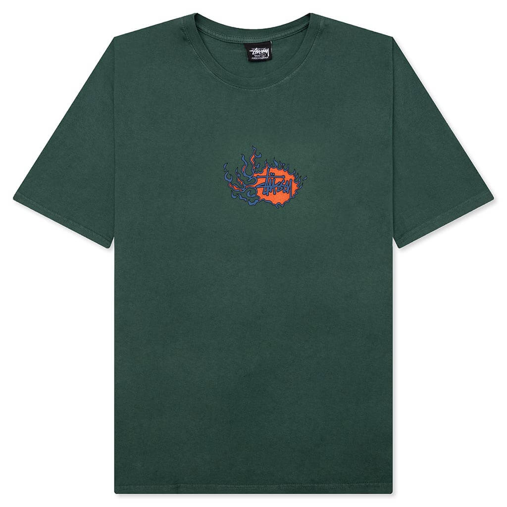 Mosaic Dragon Pigment Dyed Tee - Forest