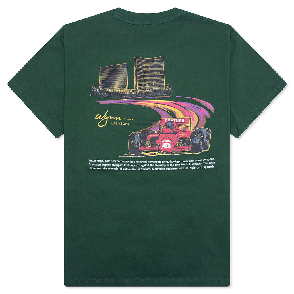 Motion Trail Tee - Dark Green