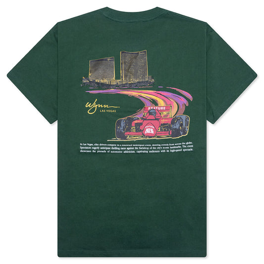 Motion Trail Tee - Dark Green