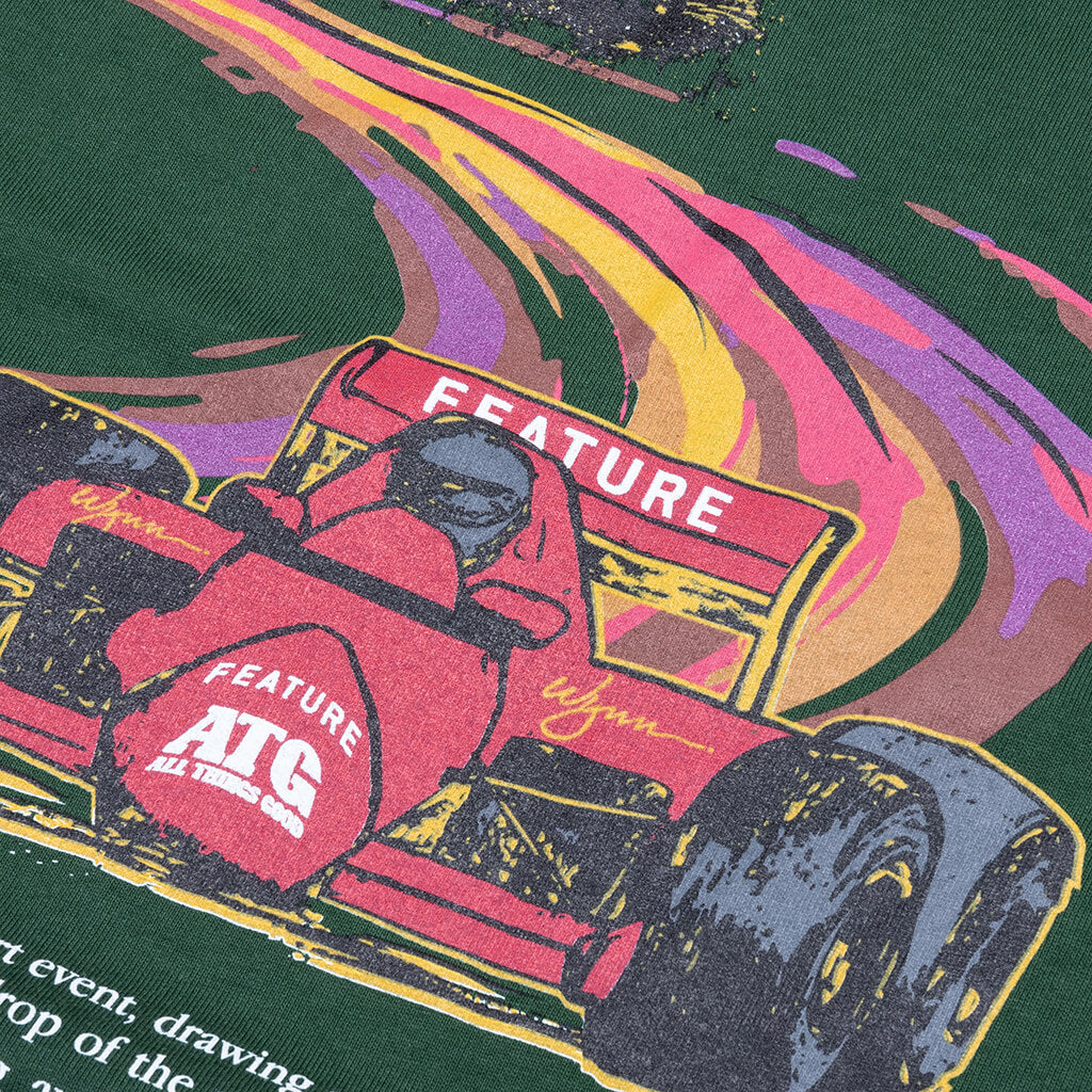 Motion Trail Tee - Dark Green