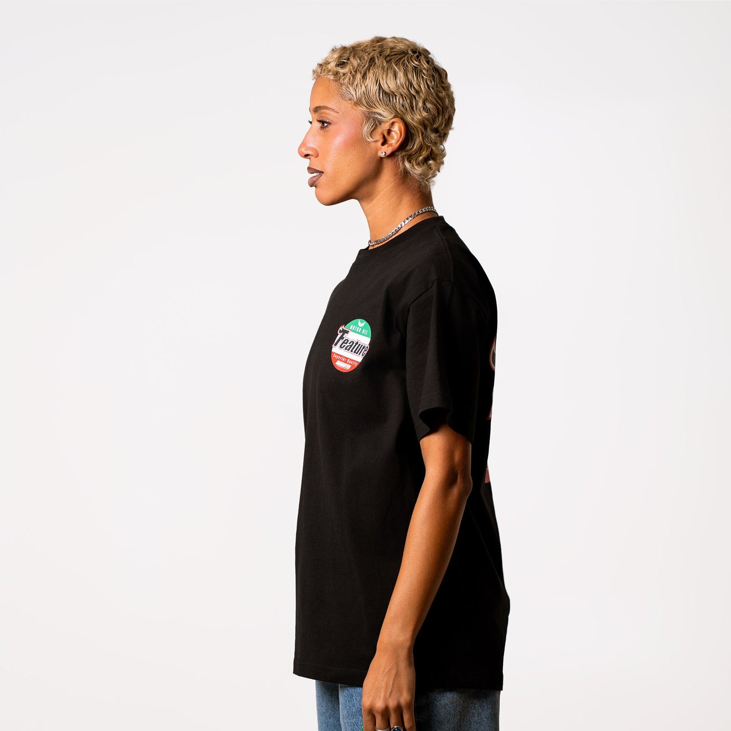 Motor Oil Tee - White