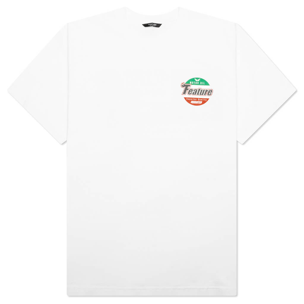 Motor Oil Tee - White