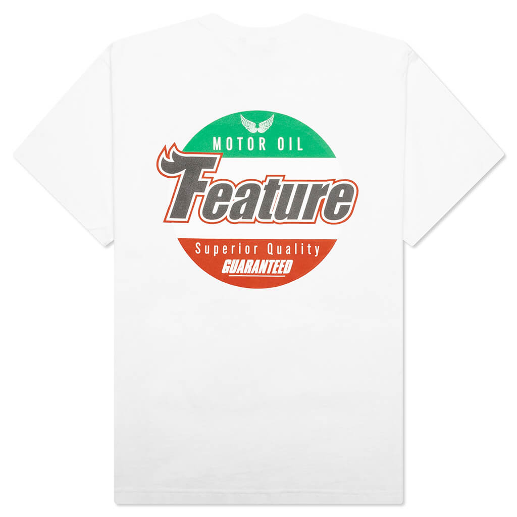 Motor Oil Tee - White