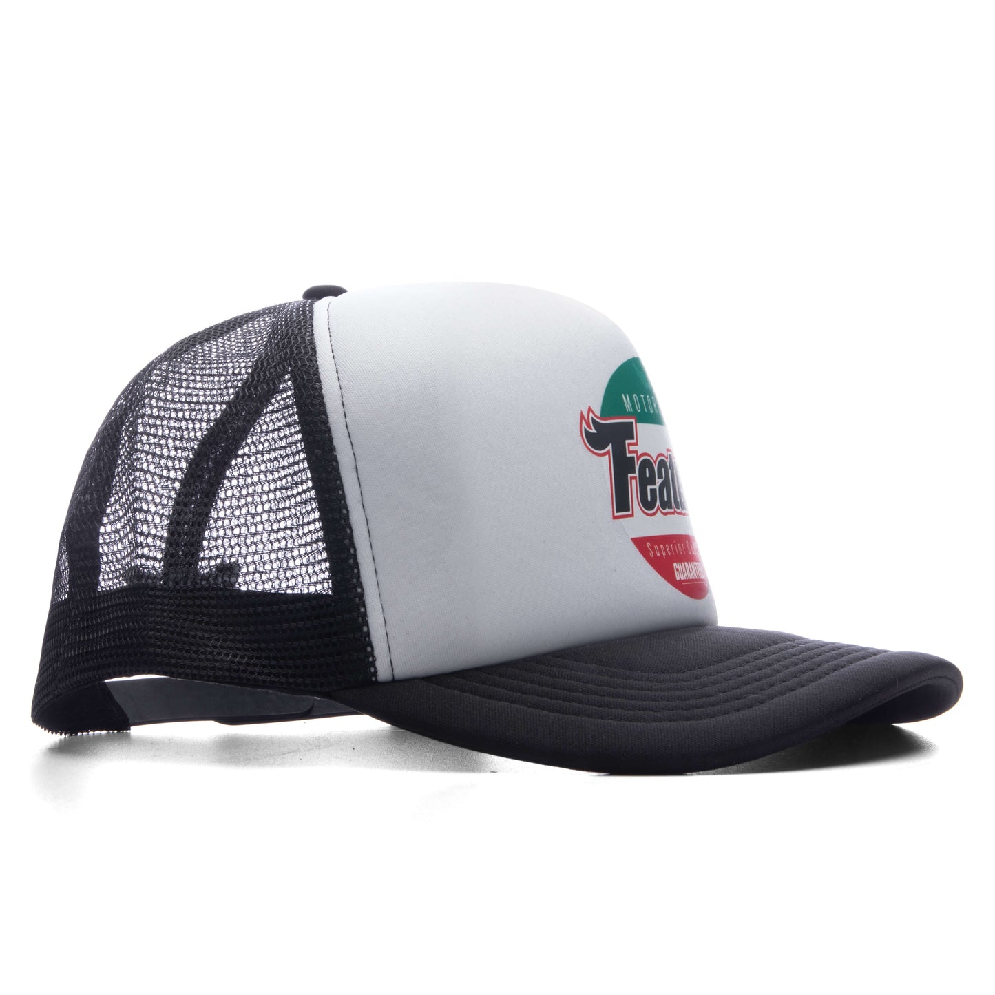 Motor Oil Trucker - Black/White