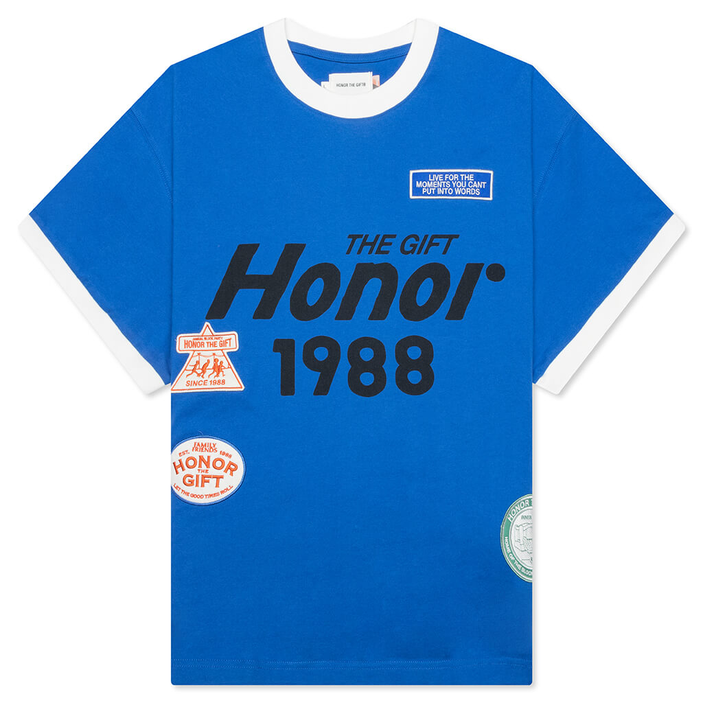 Multi Box Tee - Blue