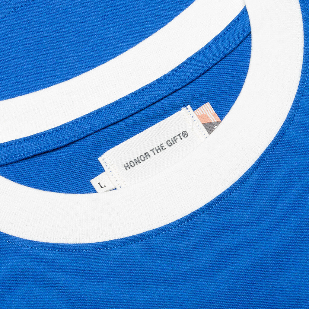 Multi Box Tee - Blue