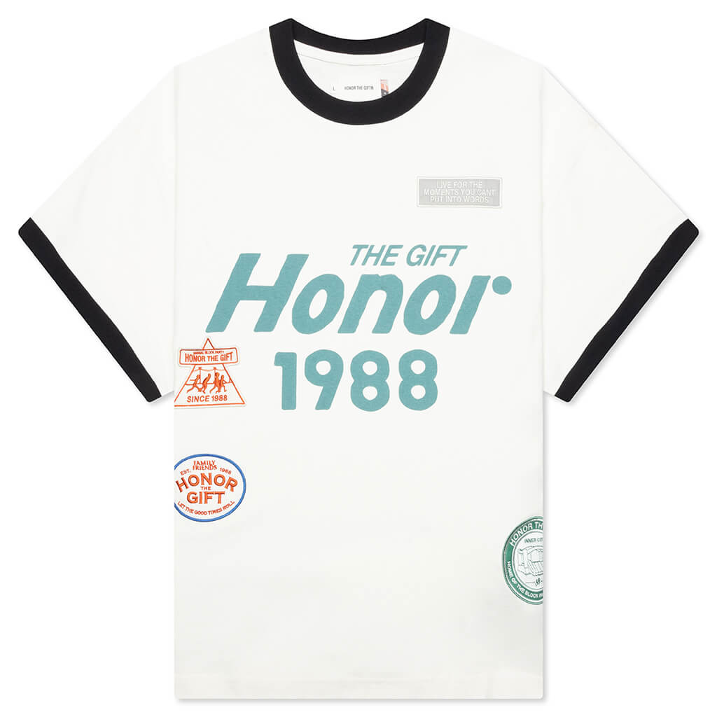 Multi Box Tee - White