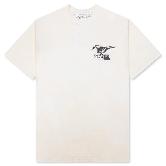 Mustang Cross T-Shirt - Bone