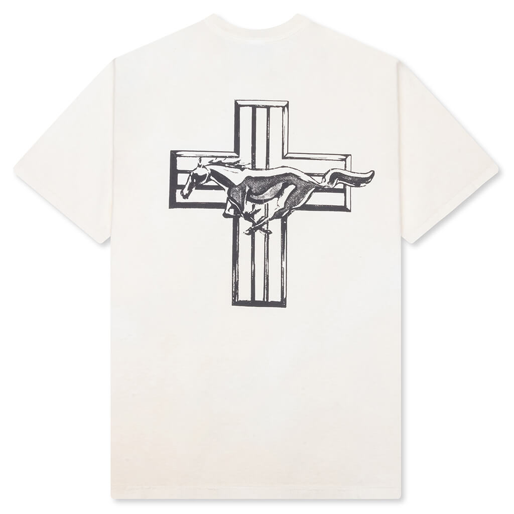 Mustang Cross T-Shirt - Bone