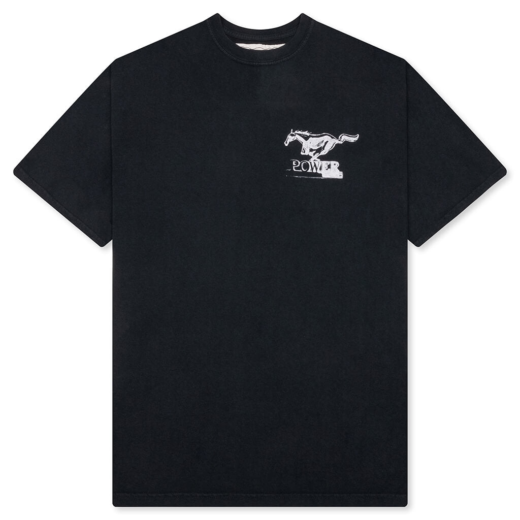 Mustang Cross T-Shirt - Hard Washed Black