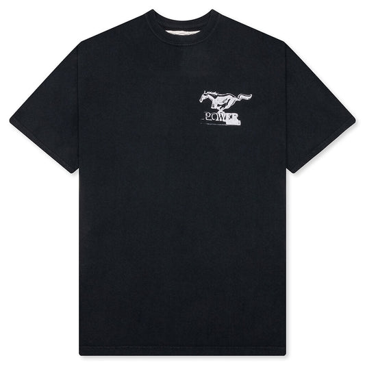 Mustang Cross T-Shirt - Hard Washed Black