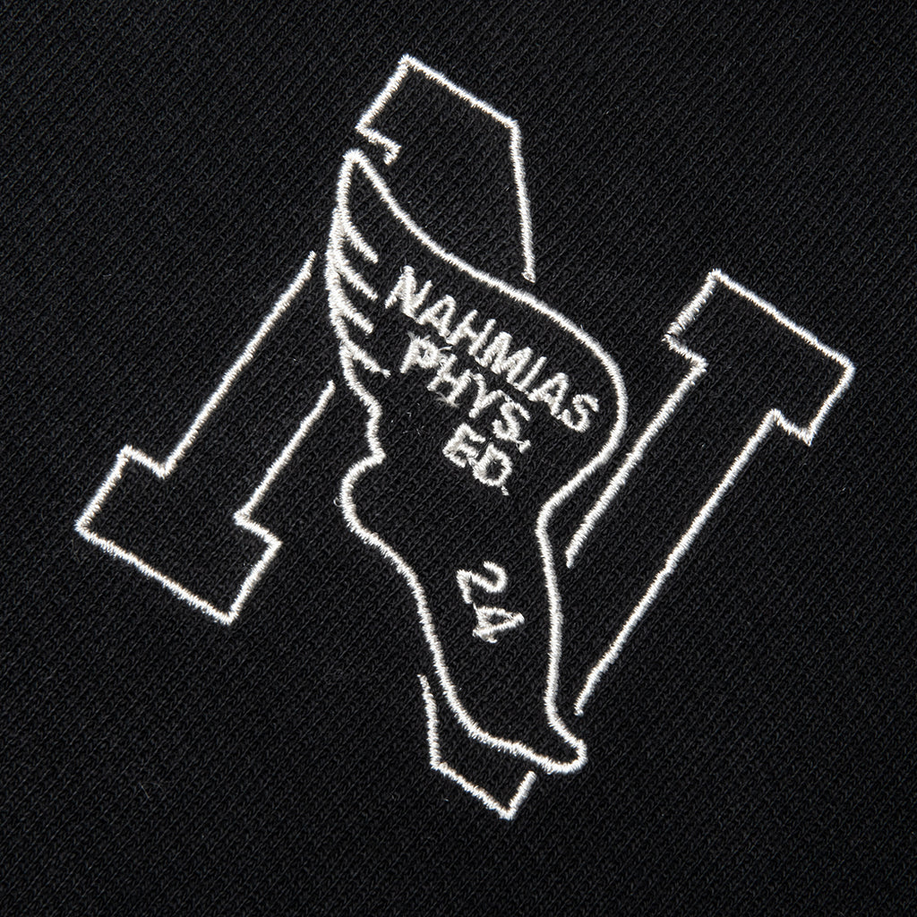 "N" L/S Polo - Black
