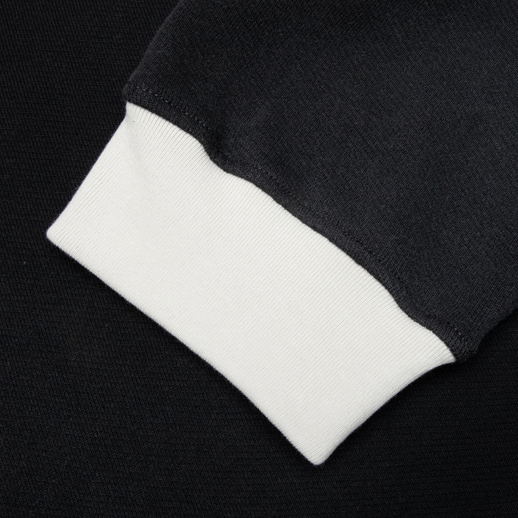 "N" L/S Polo - Black