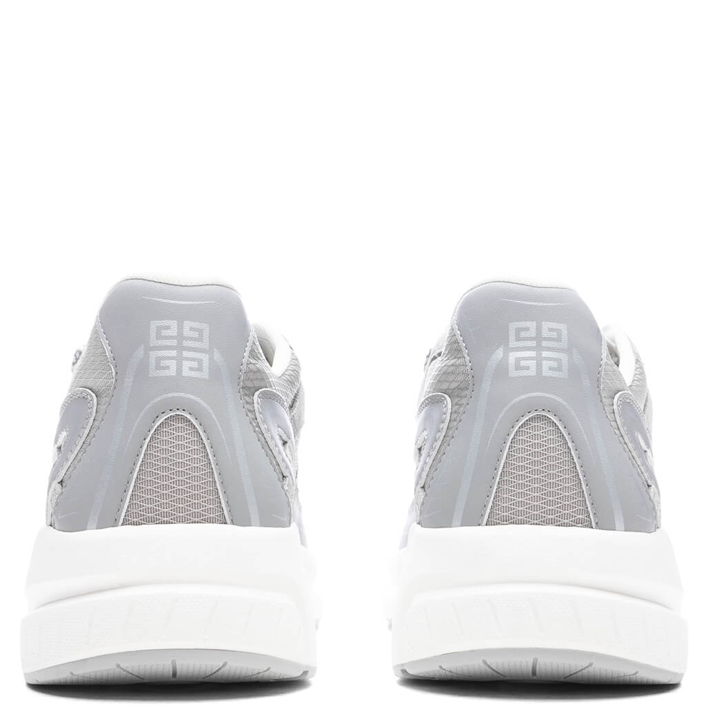 NFNTY-52 Suede and Mesh Sneakers - Light Grey