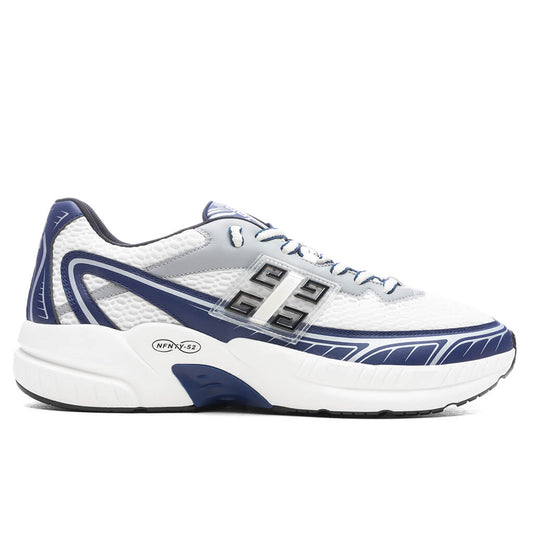 NFNTY-52 Synthetic Leather and Mesh Sneakers - Navy/ White