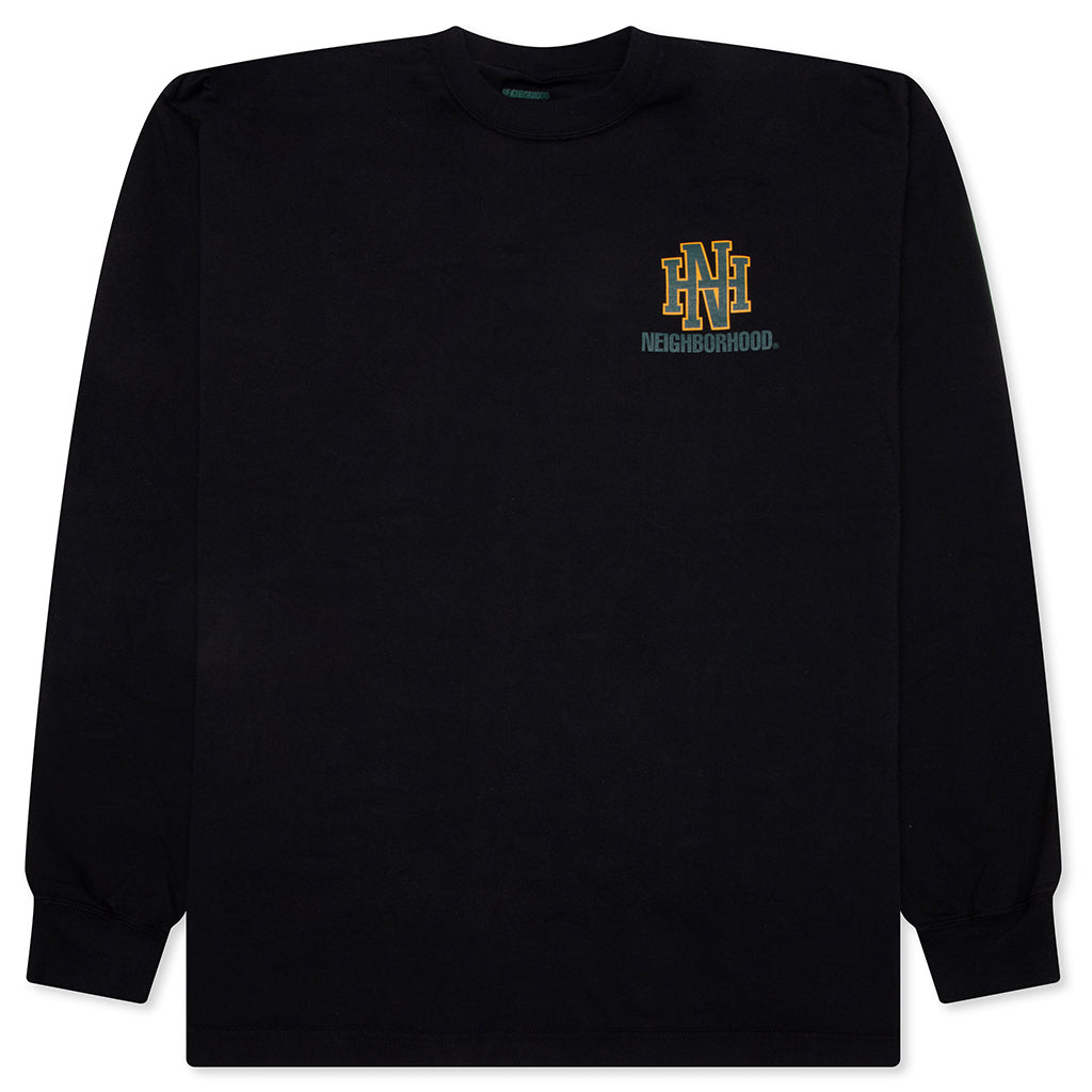 NH L/S Tee 8 - Black/Green