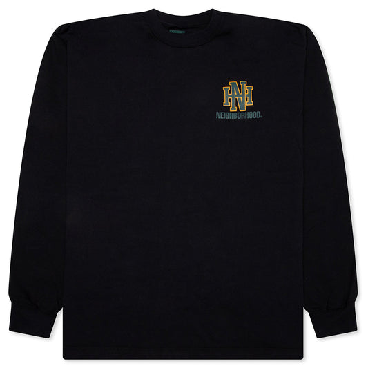 NH L/S Tee 8 - Black/Green