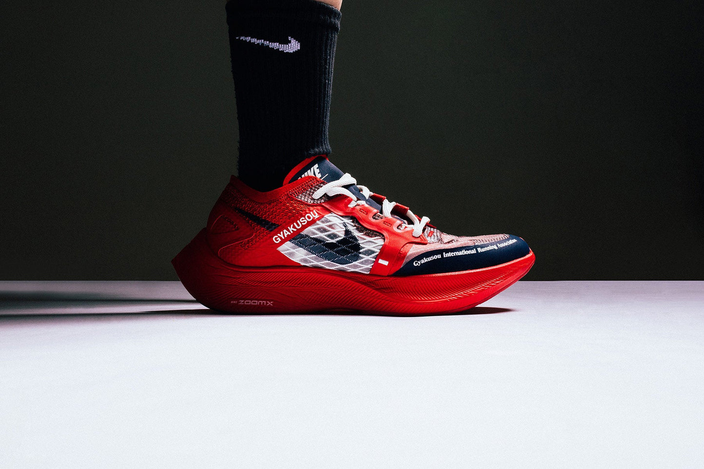 Nike x Gyakusou ZoomX Vaporfly Next% - University Red/Blackened Blue
