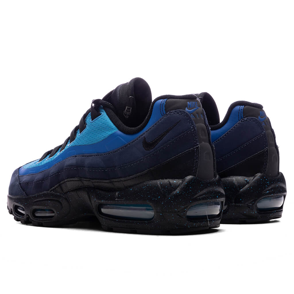 NIke x Stash Air Max 95 - Obsidian/Black/Harbor Blue