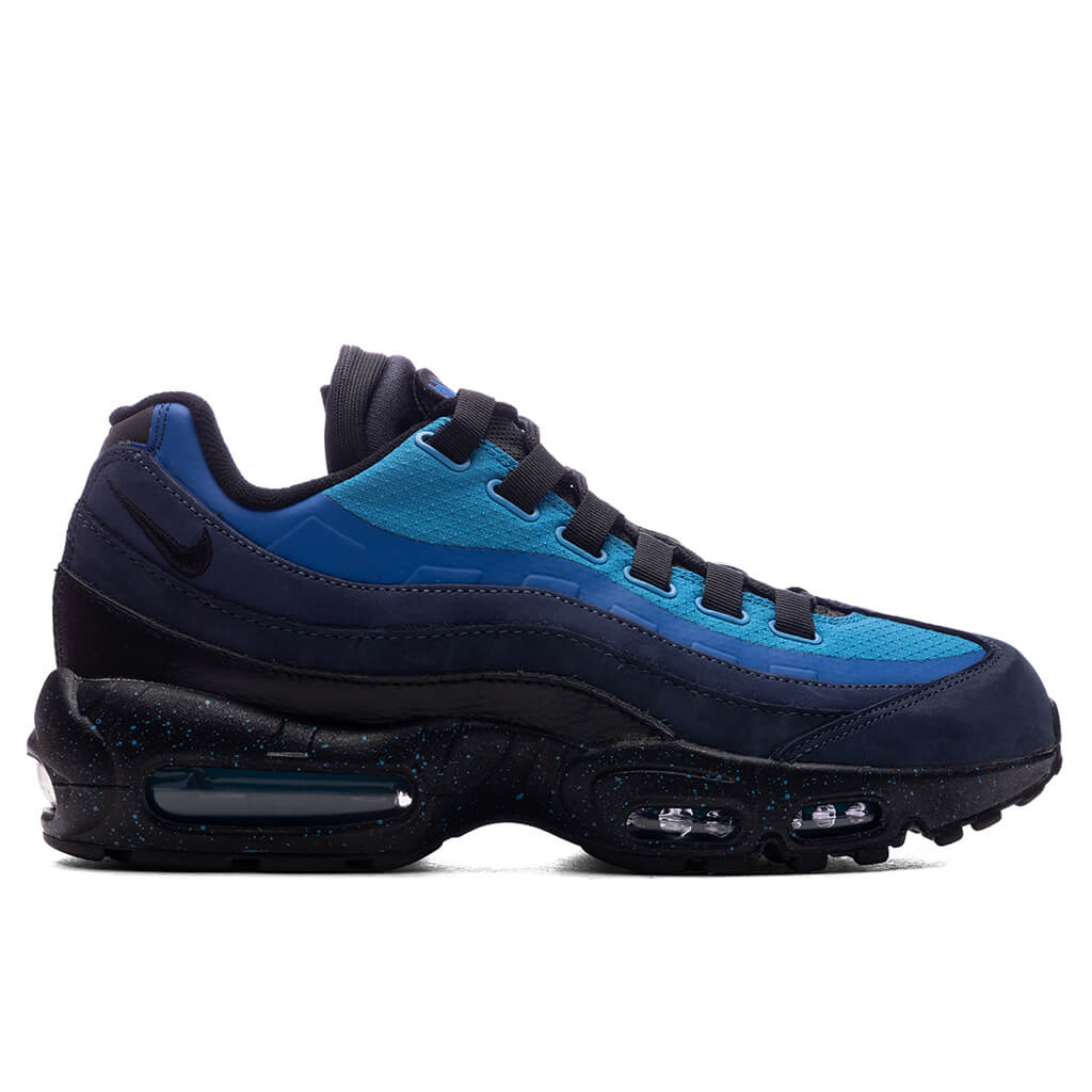 NIke x Stash Air Max 95 - Obsidian/Black/Harbor Blue