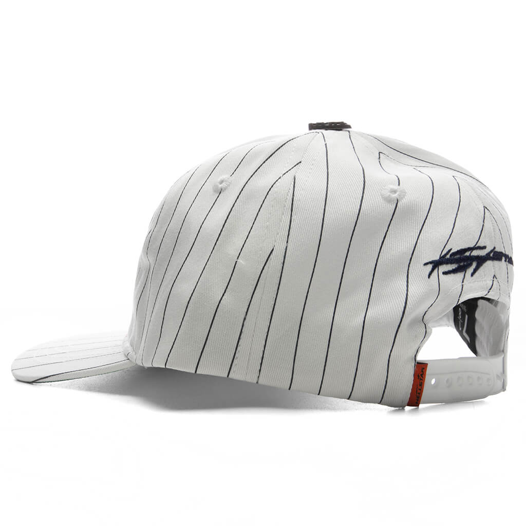 NY Flame Snapback - White