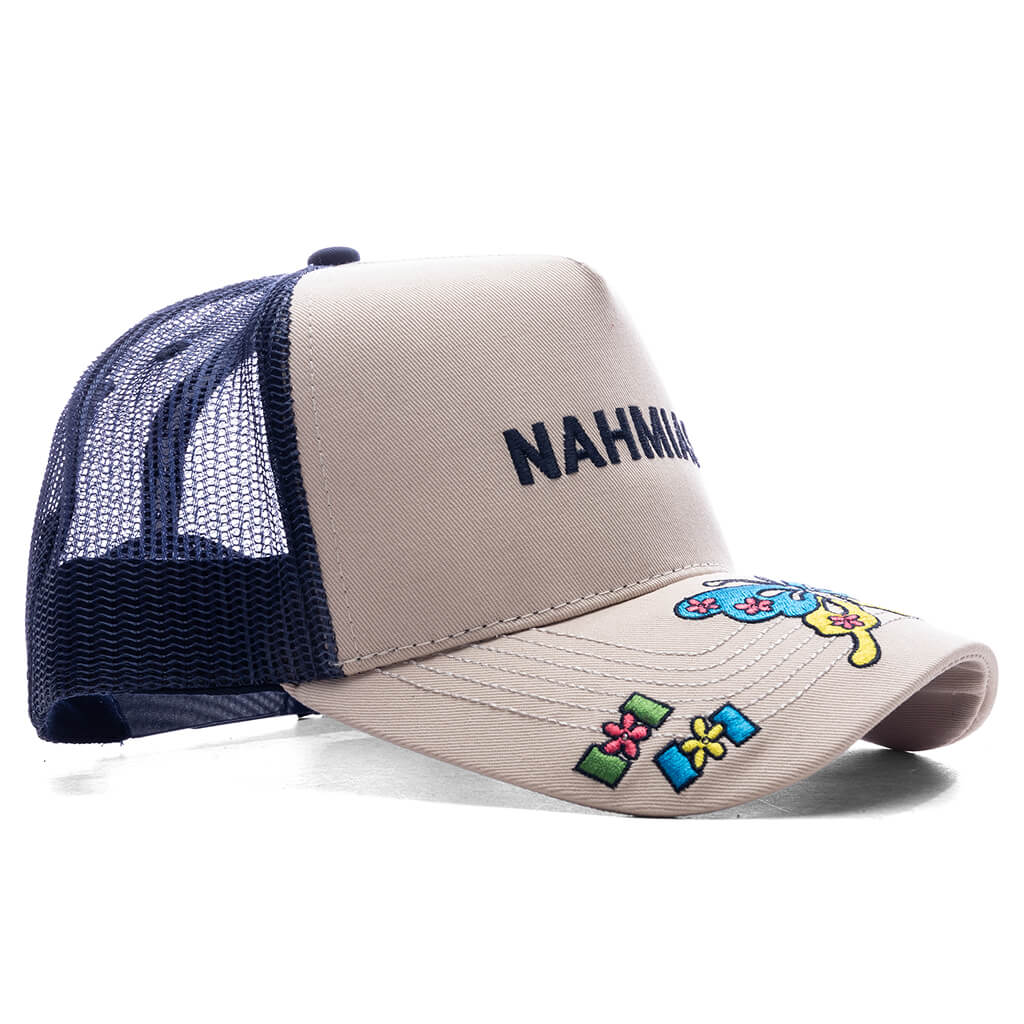 Nahmias 70s Trucker Hat - Navy Canvas