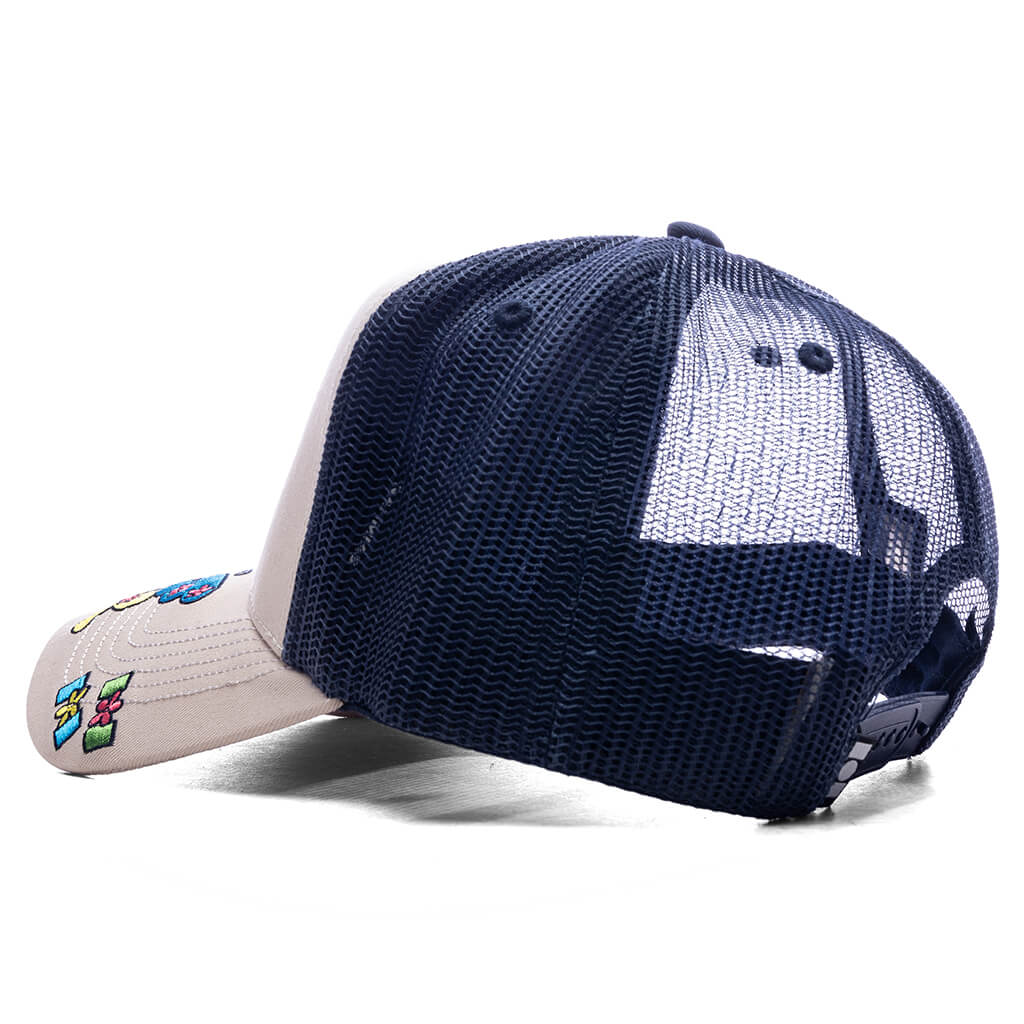 Nahmias 70s Trucker Hat - Navy Canvas
