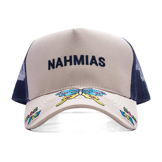 Nahmias 70s Trucker Hat - Navy Canvas