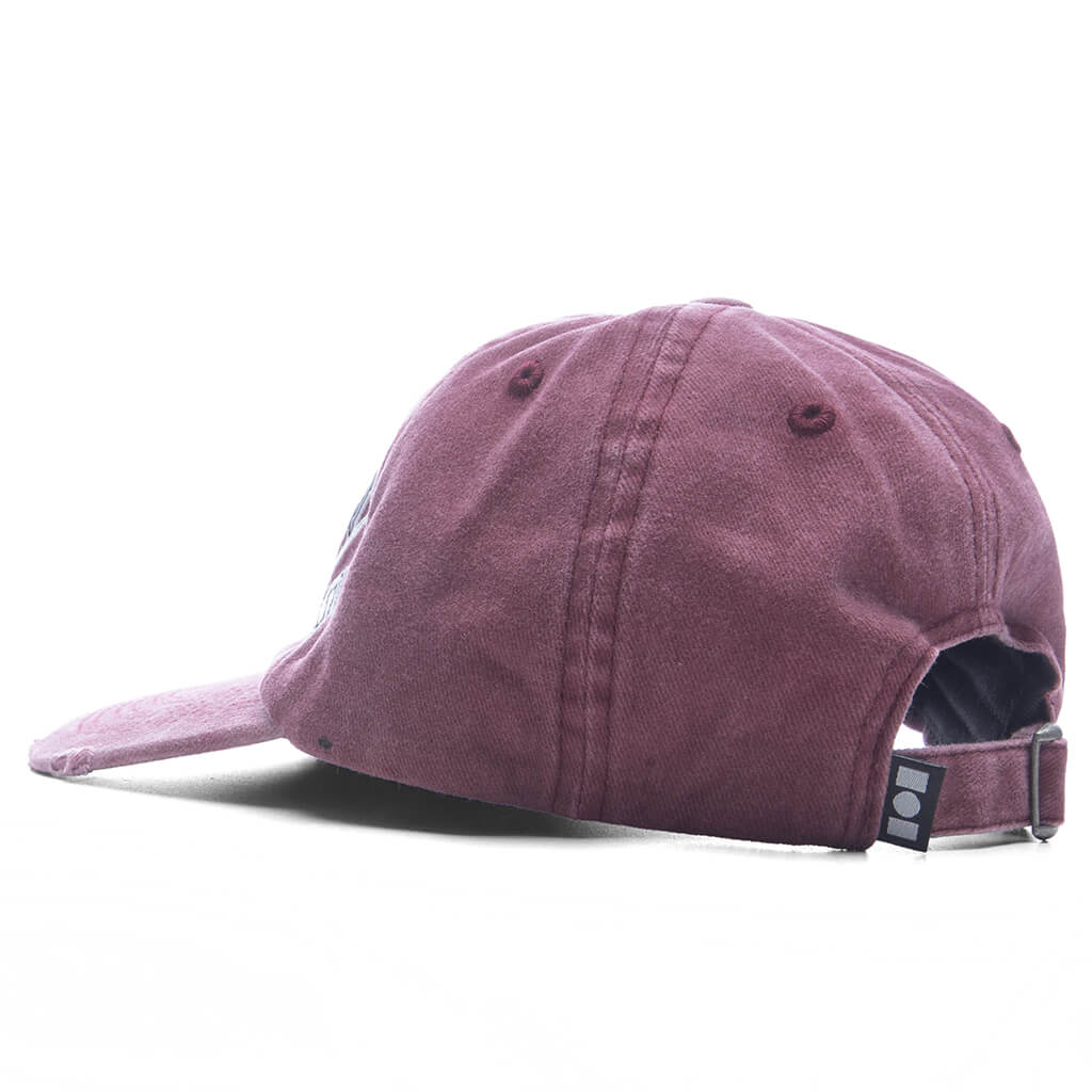 Nahmias Chenille Dad Cap - Burgundy
