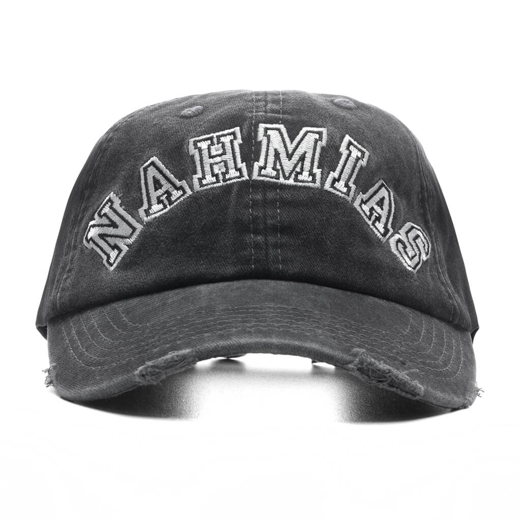 Nahmias Chenille Dad Cap - Off Black