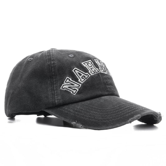 Nahmias Chenille Dad Cap - Off Black