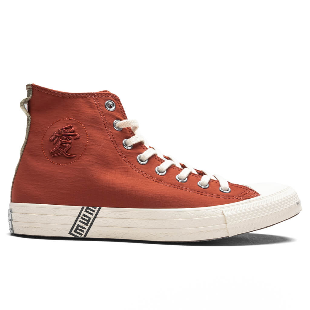 Converse x Naruto Chuck Taylor All Star Hi - Natural Ivory/Ritual Red/Black