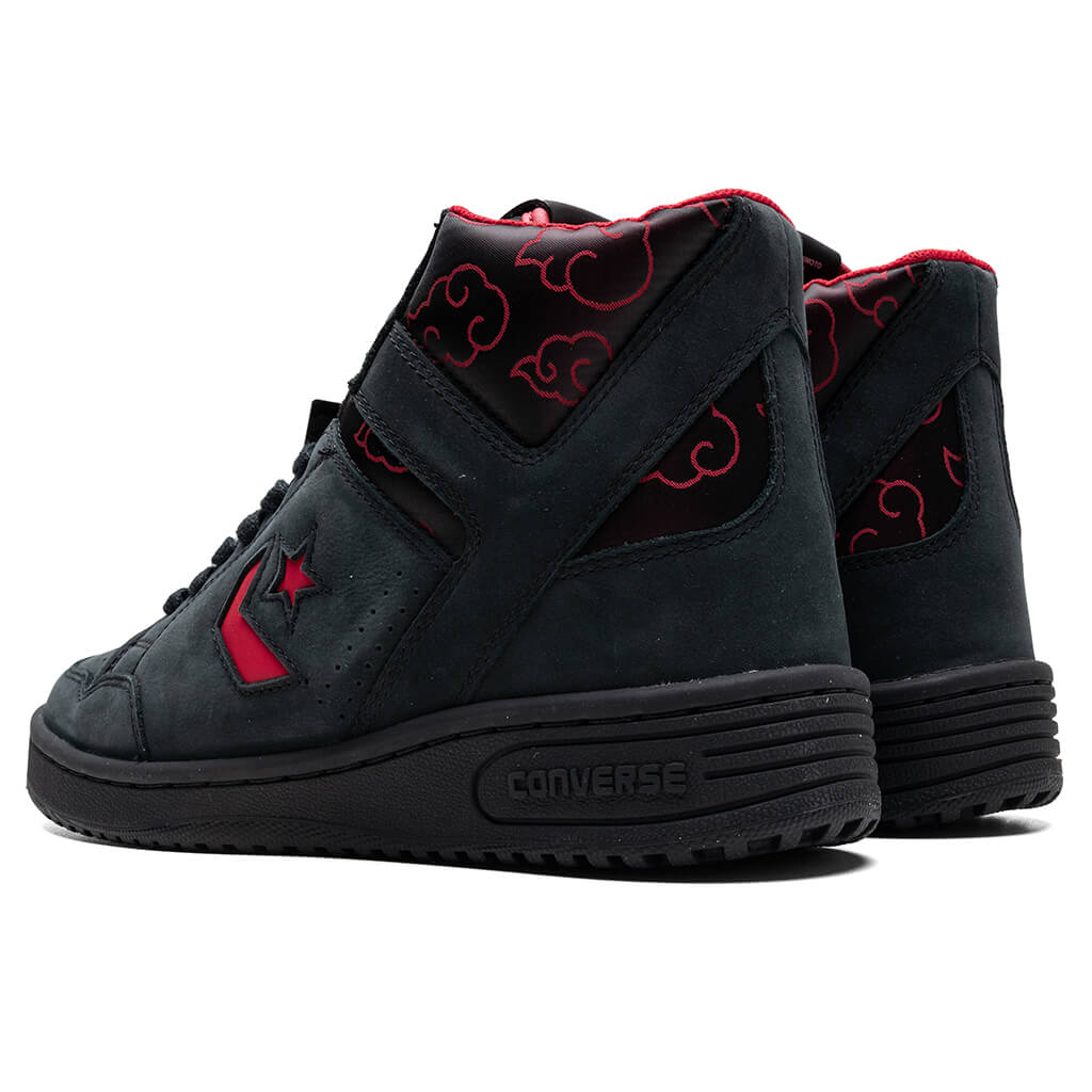 Converse x Naruto Itachi Weapon Mid - Black/Red/Moonbathe
