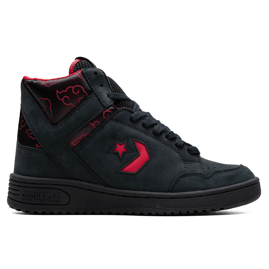 Converse x Naruto Itachi Weapon Mid - Black/Red/Moonbathe