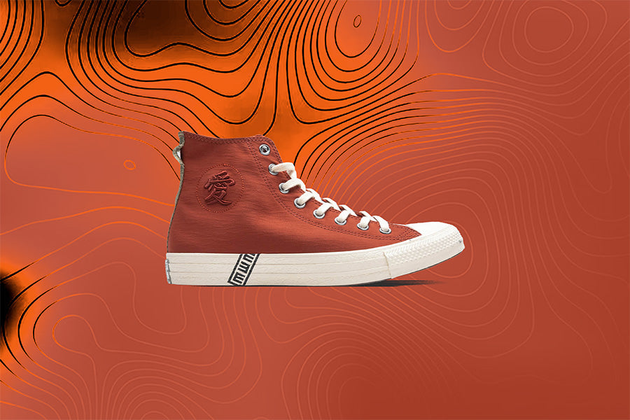 Converse x Naruto Chuck Taylor All Star Hi - Natural Ivory/Ritual Red/Black
