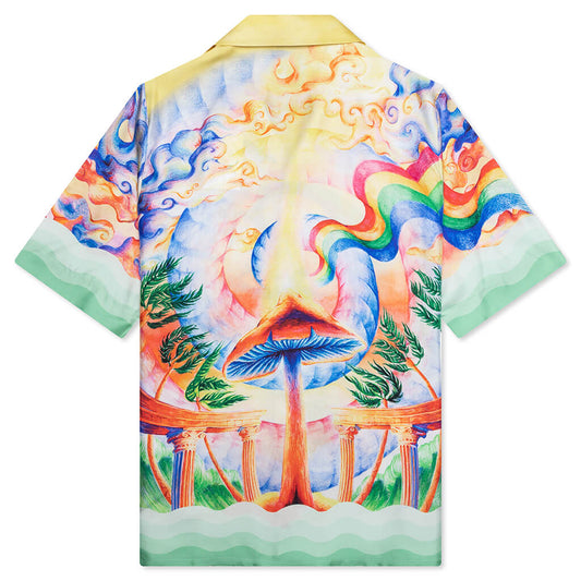 Natures Teacher S/S Cuban Collar Shirt - Multi