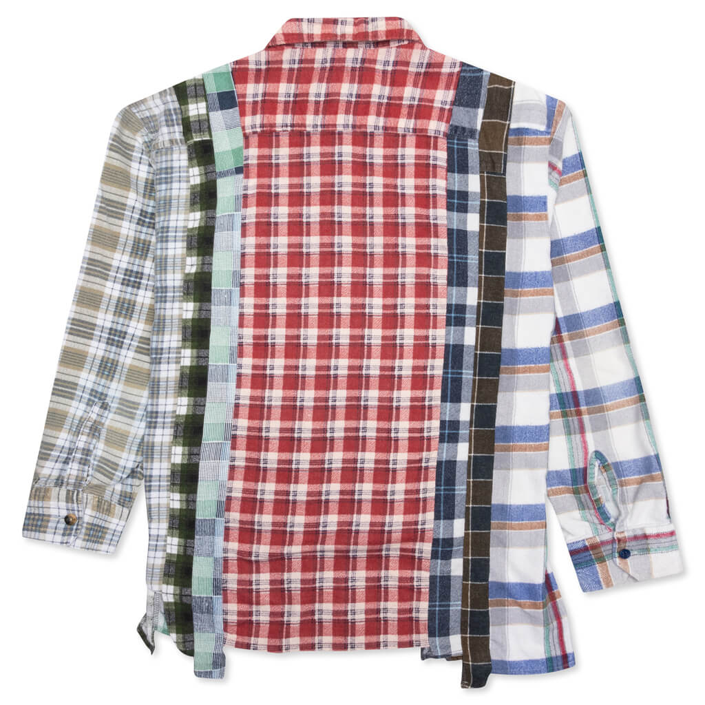 7 Cuts Flannel Shirt - Red/White