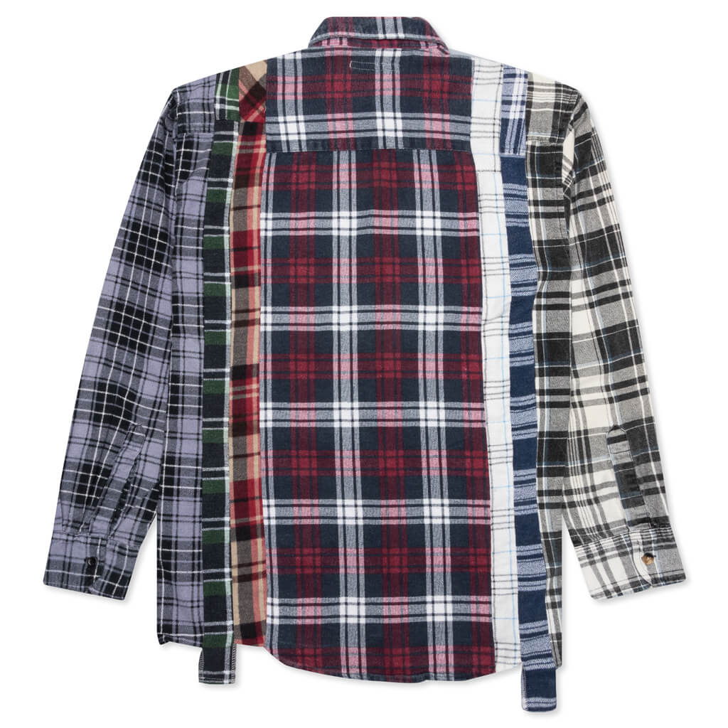 7 Cuts Shirt - Berry/Navy