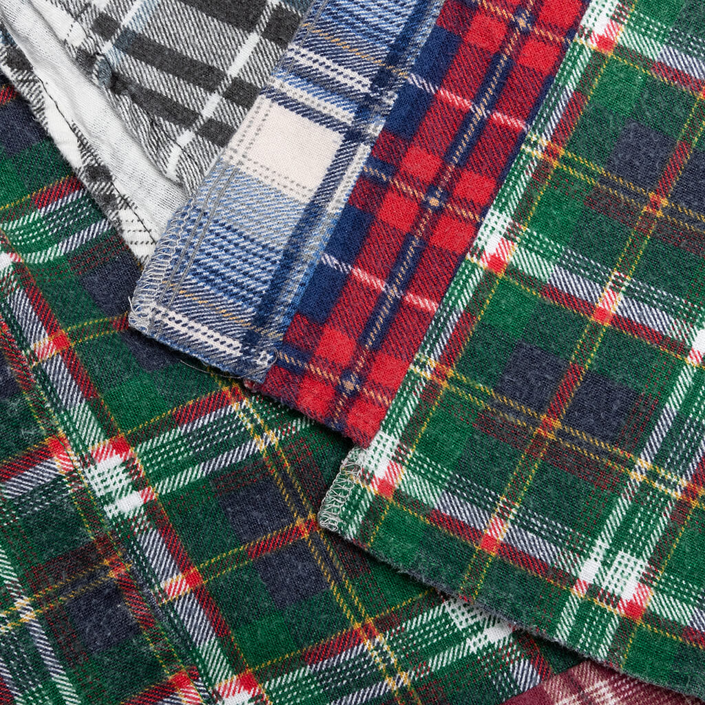 7 Cuts Shirt - Green/Red