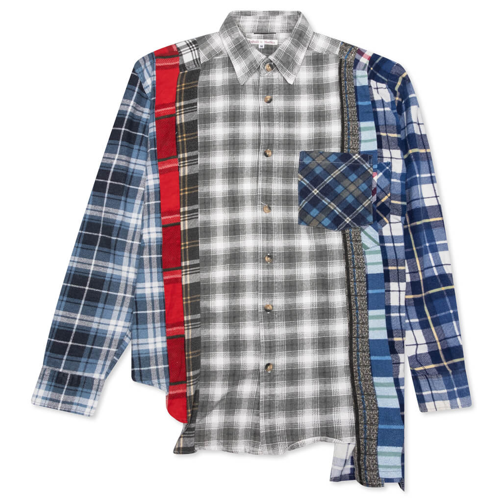 7 Cuts Shirt - White/Cement