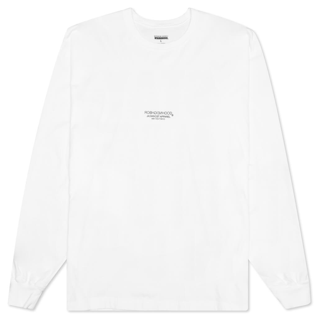 1 CO L/S Tee - White