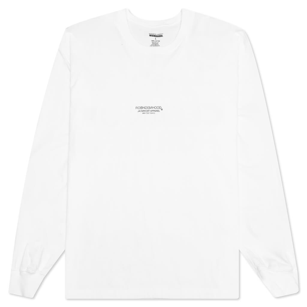 2 CO L/S Tee - White