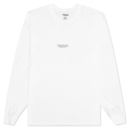 2 CO L/S Tee - White