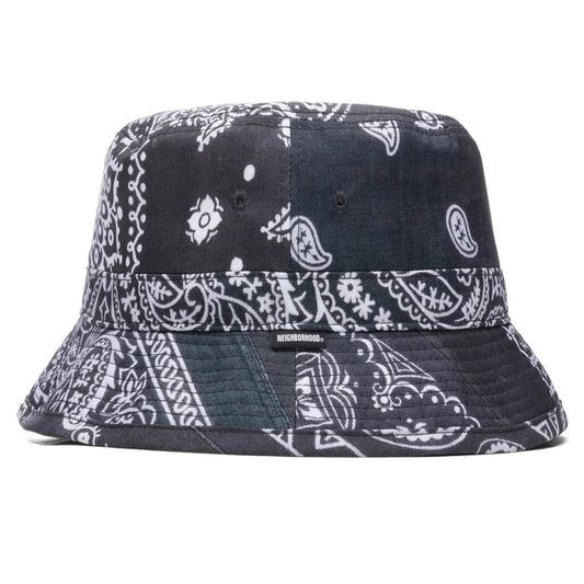 Bandana Chopped Hat - Black