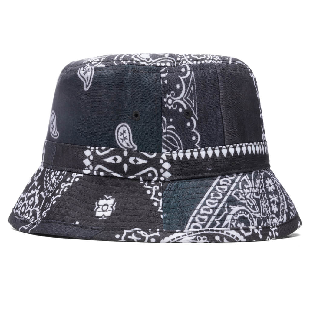 Bandana Chopped Hat - Black