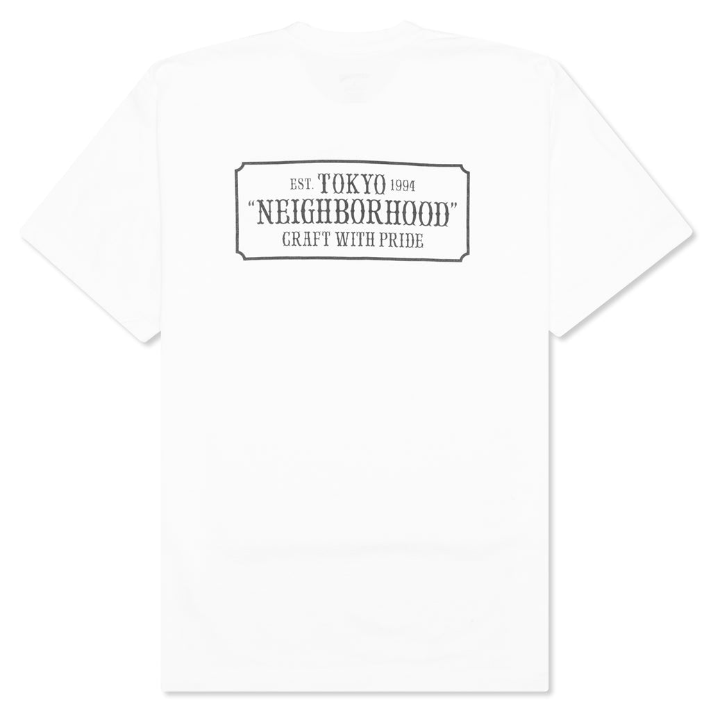 Bar & Shield S/S T-Shirt - White