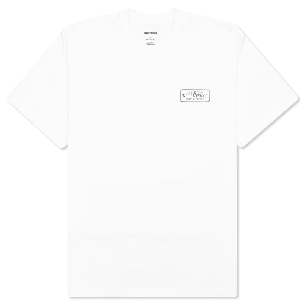 Bar & Shield S/S T-Shirt - White