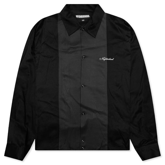 Bicolor Rayton L/S Shirt - Black