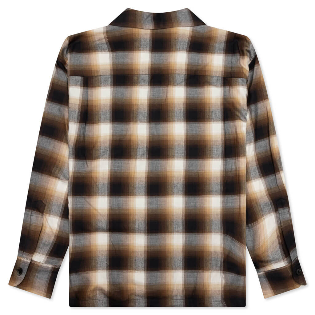 Blockombre L/S Shirt - Brown