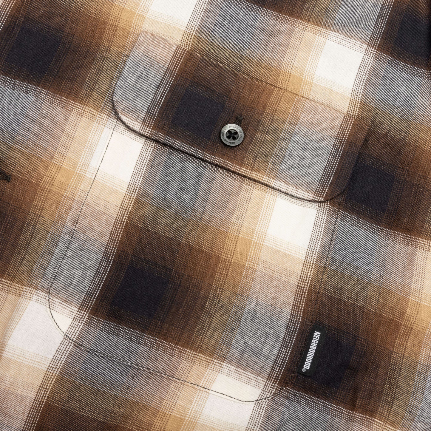 Blockombre L/S Shirt - Brown